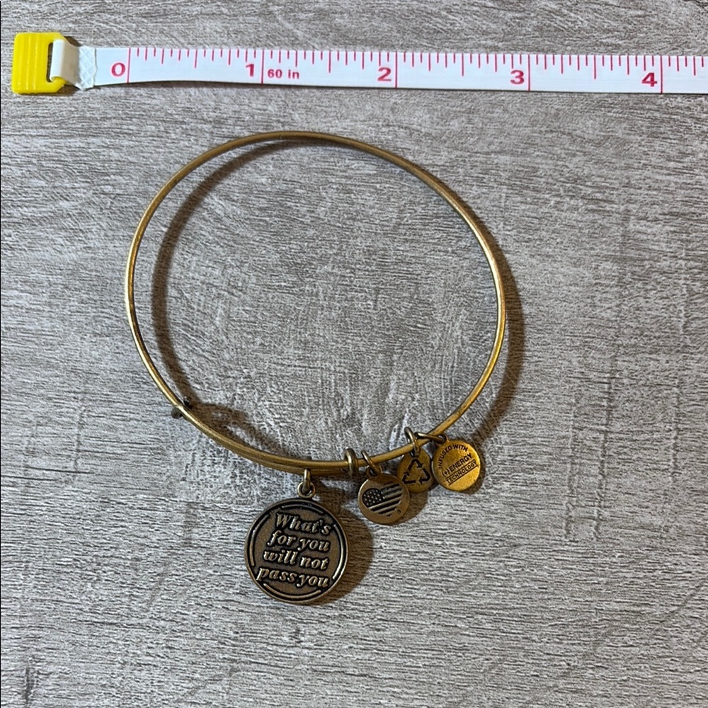 Alex and Ani Gold Bracelet